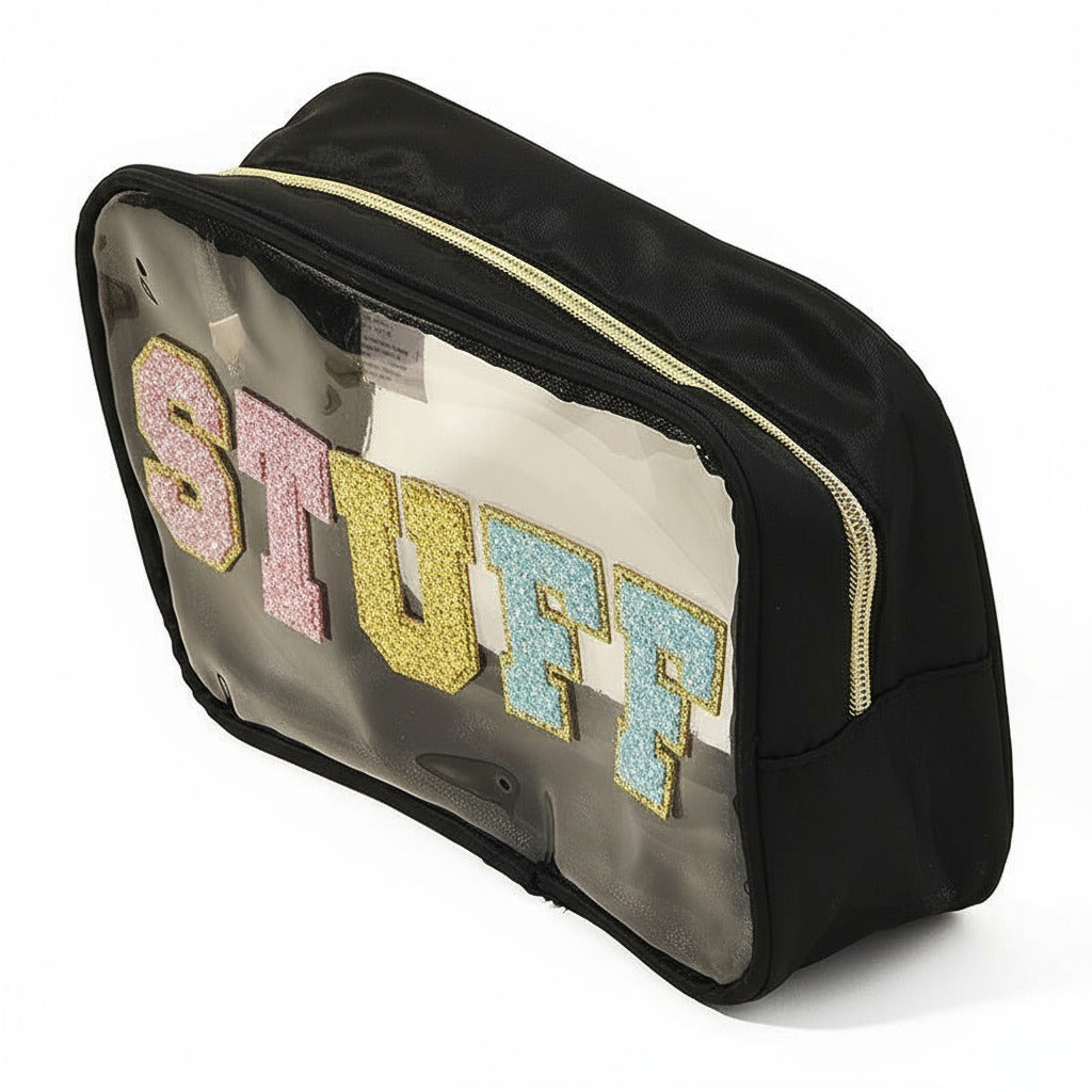 Stuff Cosmetic Bag - Black | Ivory