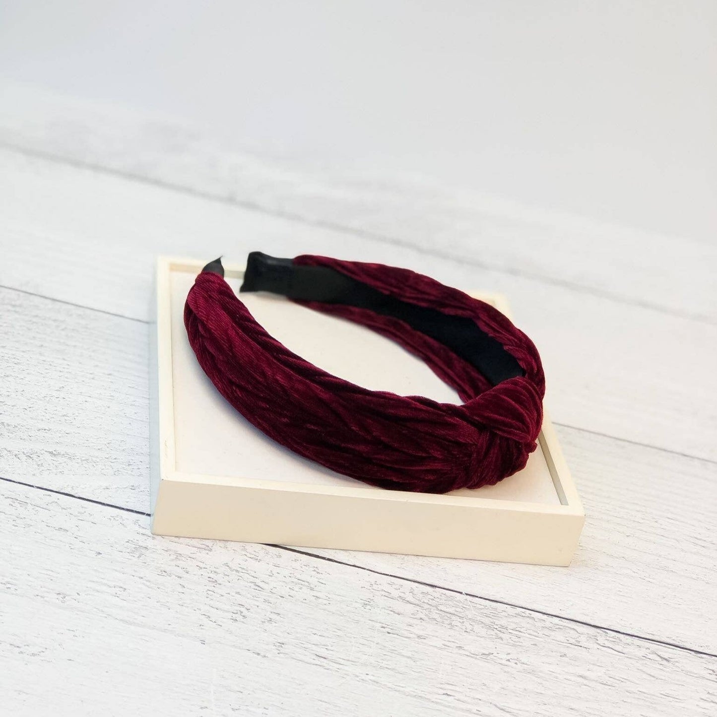 Velvet Top Knot Headband