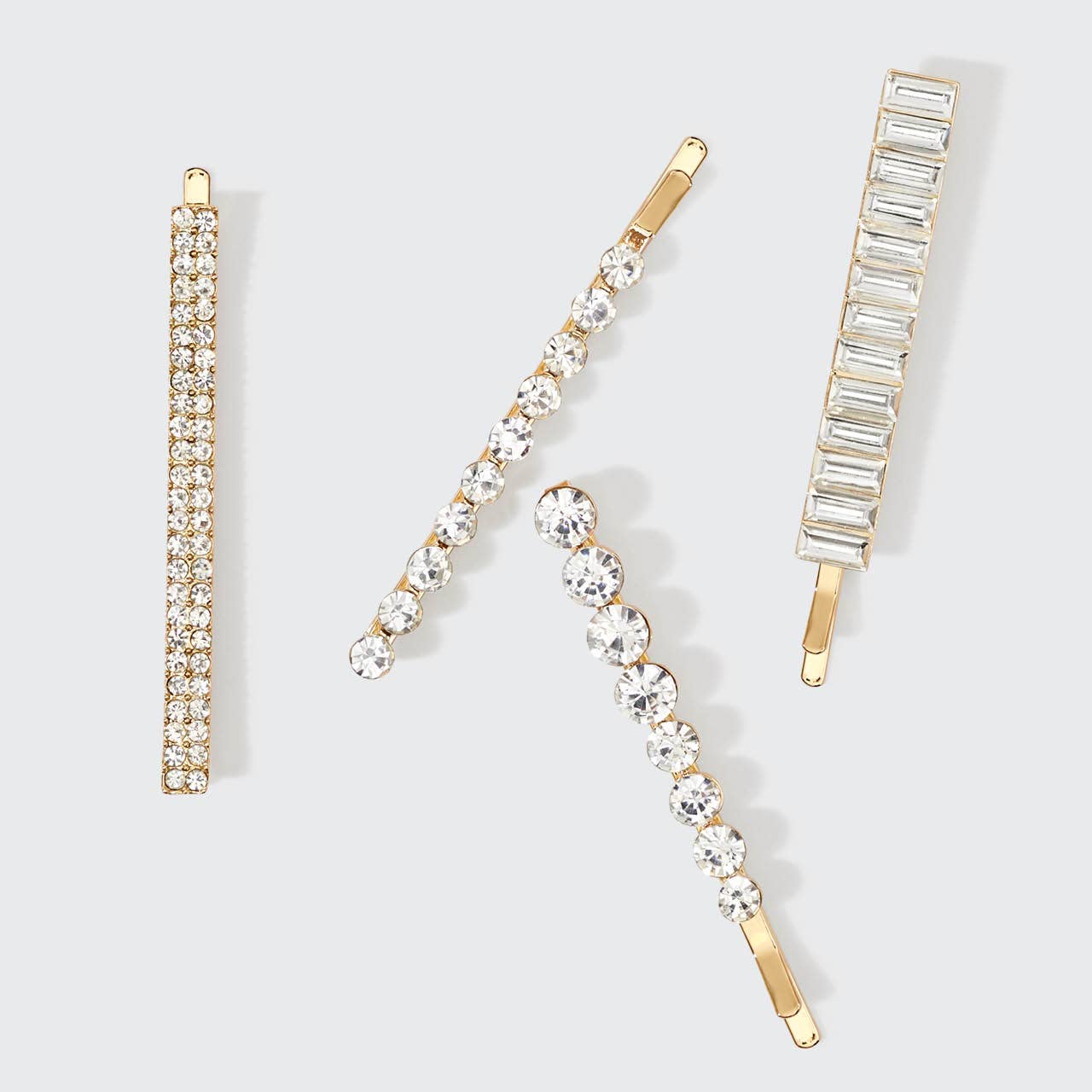 Rhinestone Assorted Bobby Pins Set