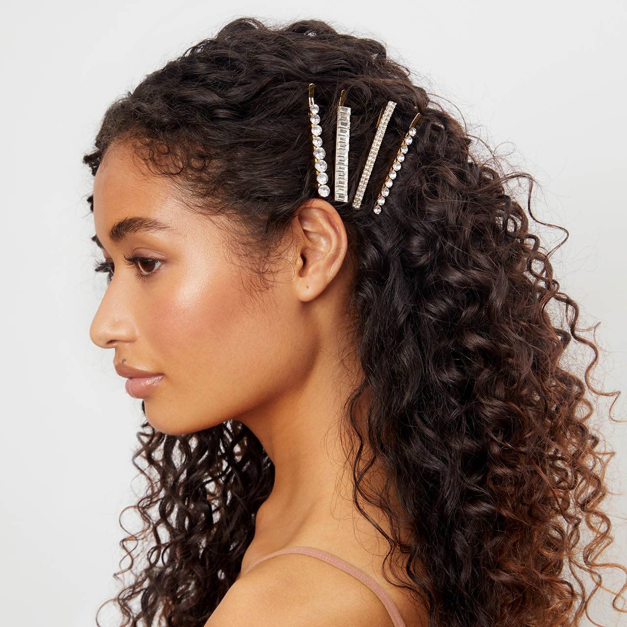 Rhinestone Assorted Bobby Pins Set