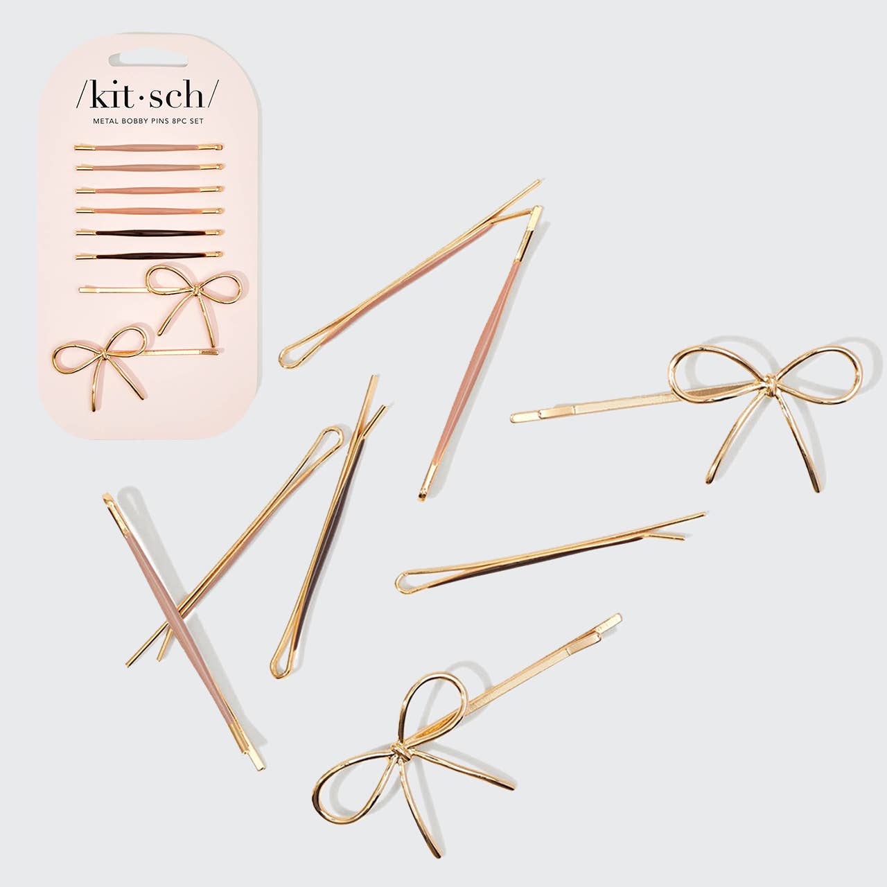 Bow Bobby Pins Set