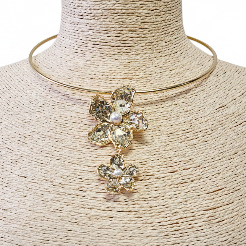 Flower Collar Necklace