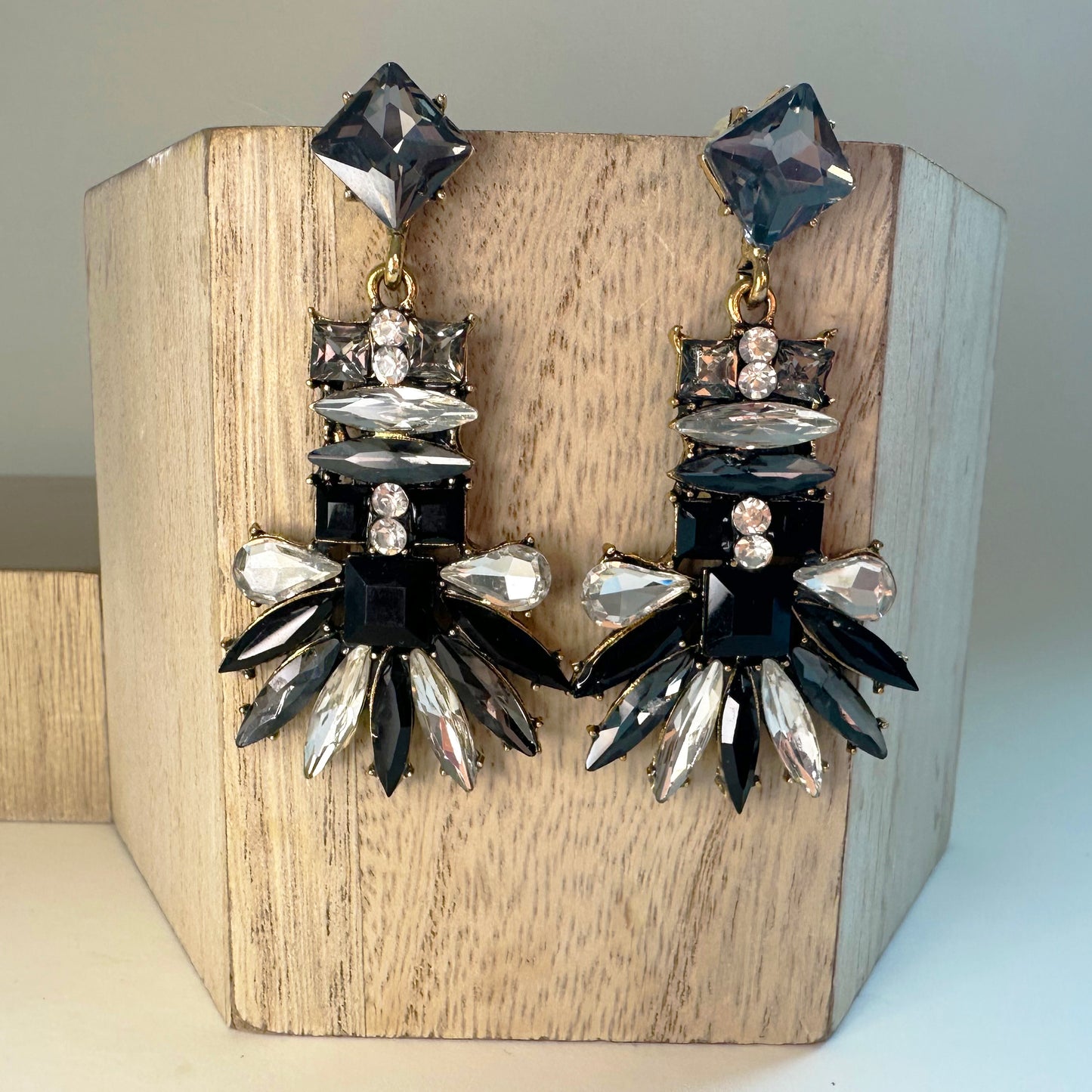 Black Radiant Earrings