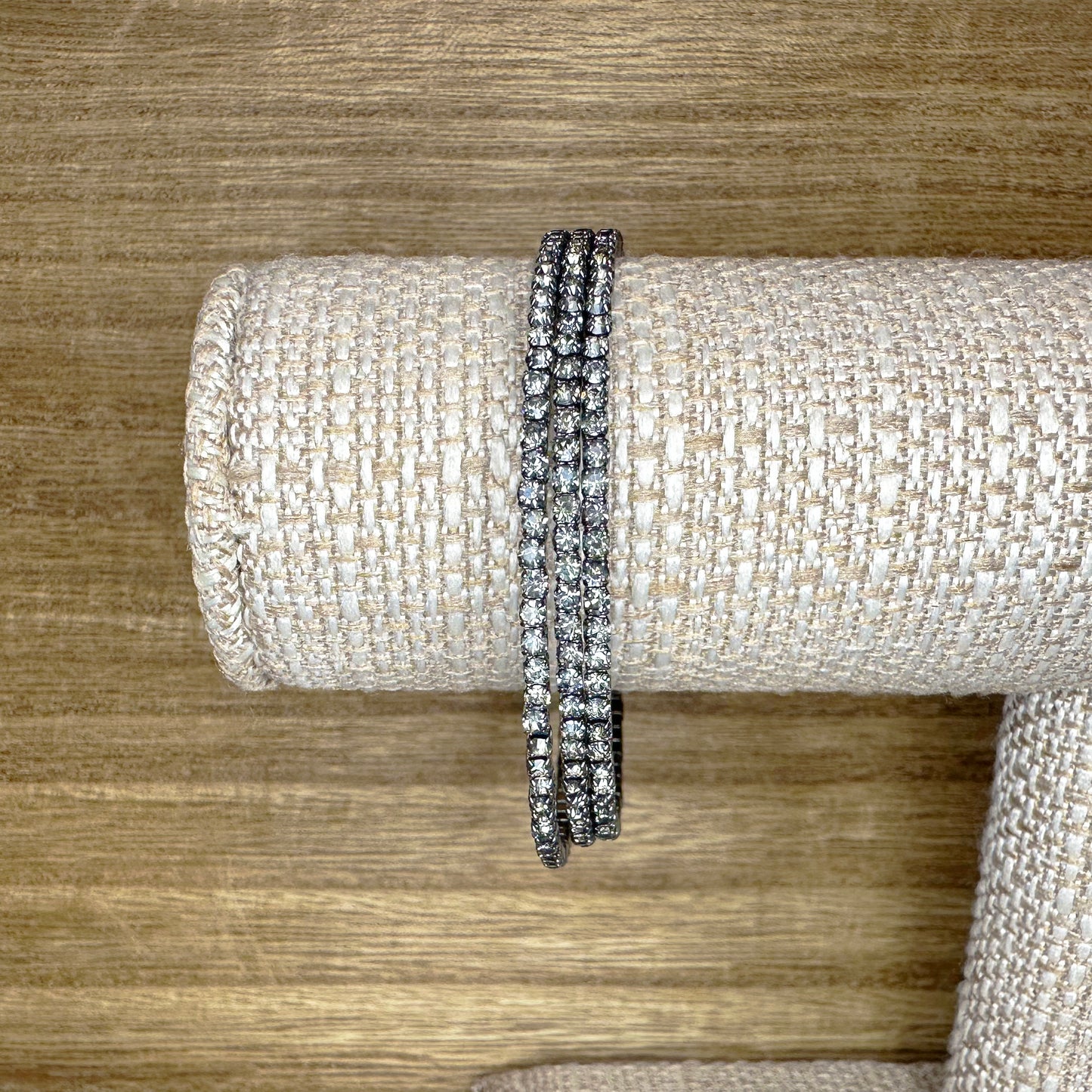 Dark Stone Wrap Bracelet