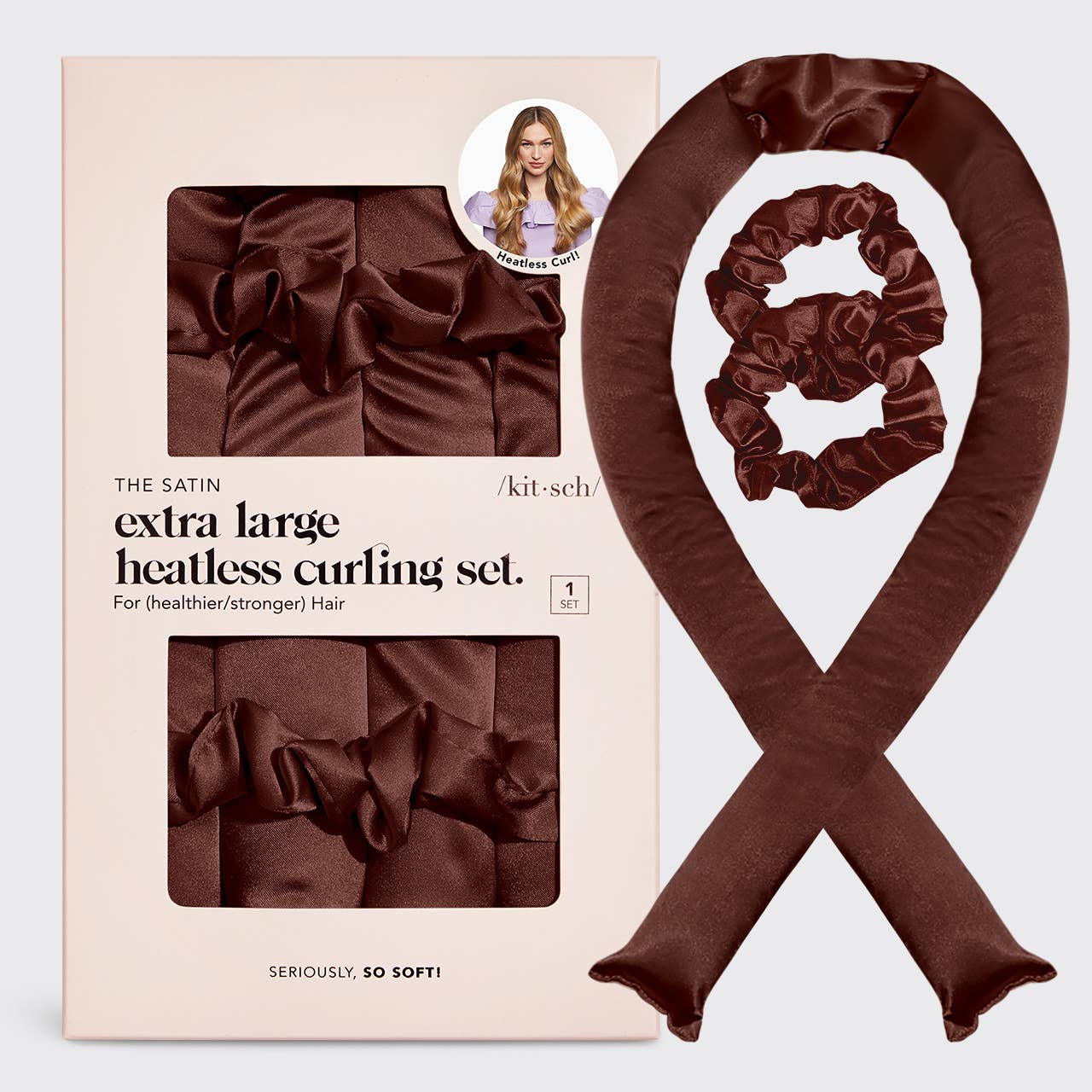 Satin Heatless Curling Set XL