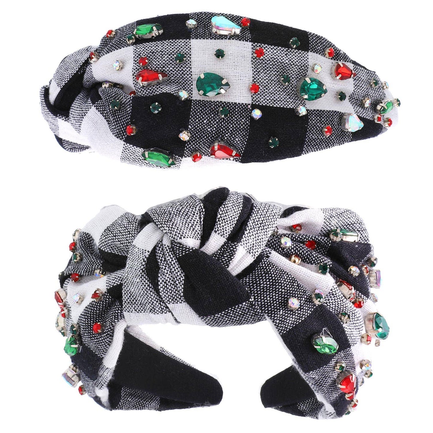 Christmas Gingham Headband