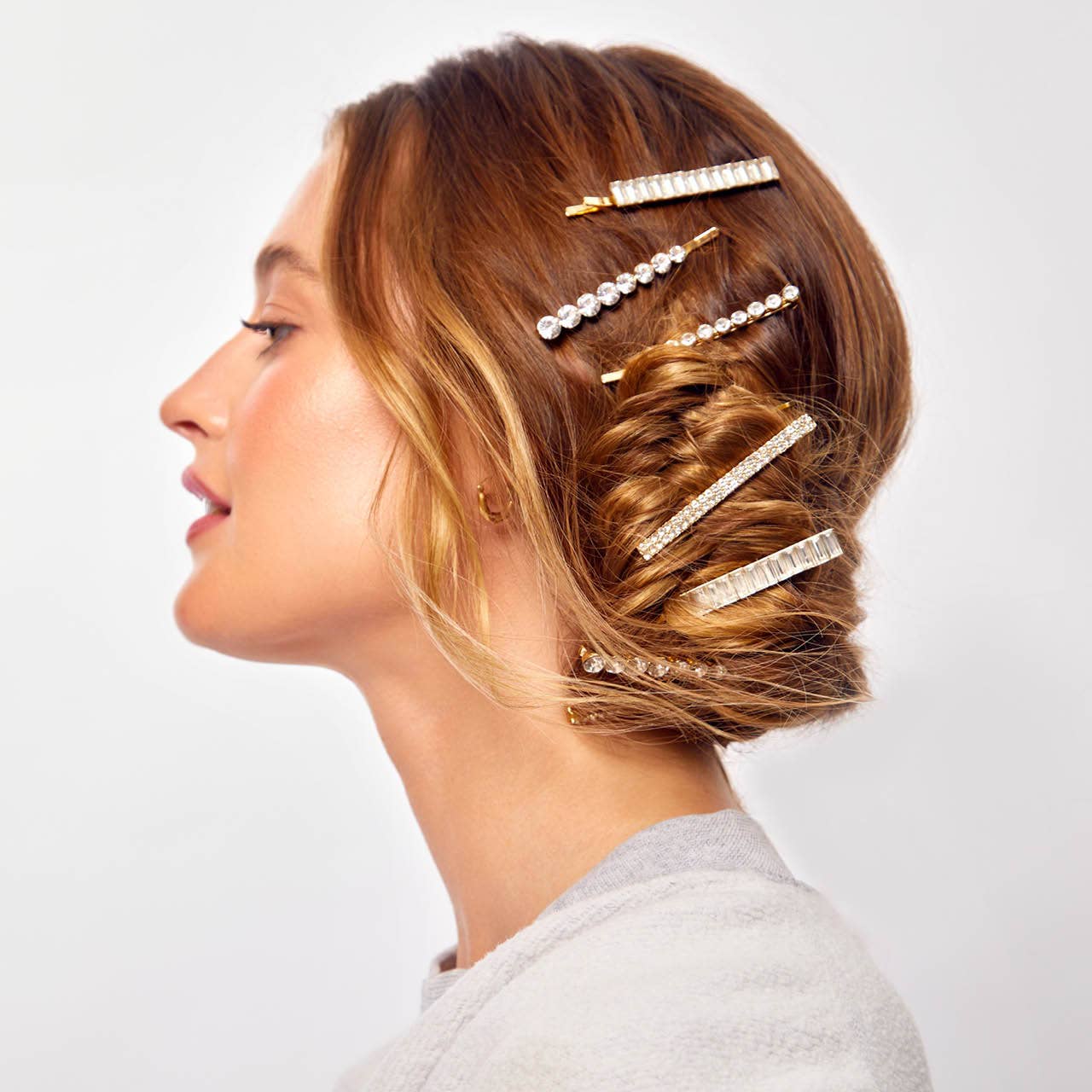 Rhinestone Assorted Bobby Pins Set