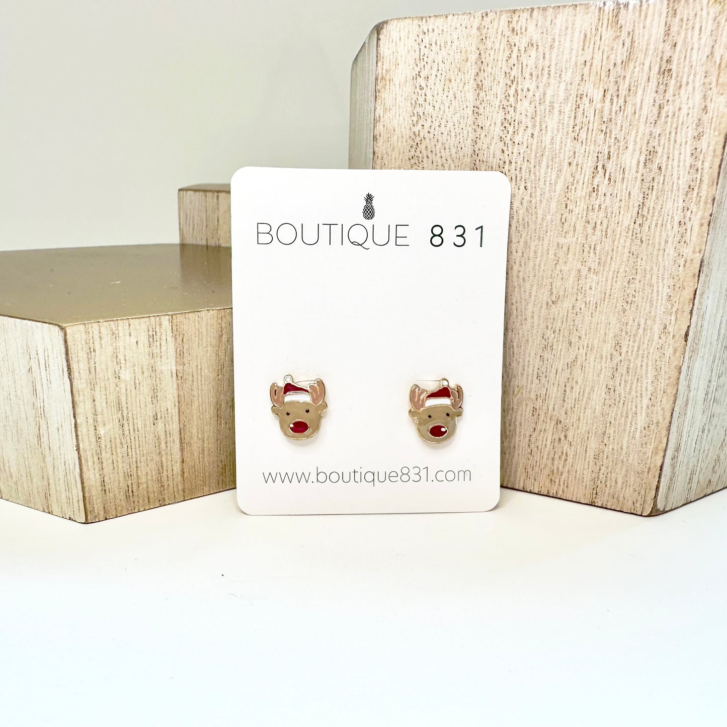 Reindeer Stud Earrings