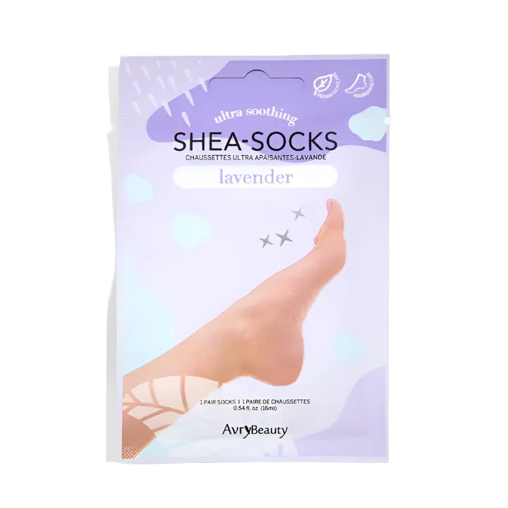 Photo of Shea Socks package in Lavender