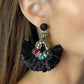 Columbiana Statement Raffia Earrings