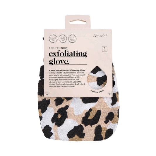 Eco-Friendly Leopard Exfoliating Glove