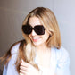 Hexagon Frame Sunglasses