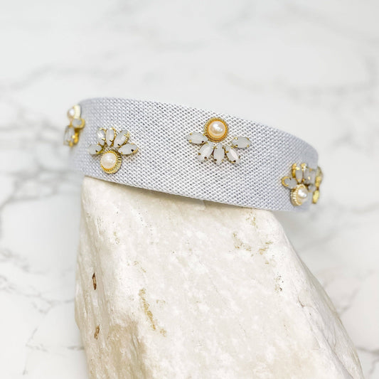 Pearl Flower Headband