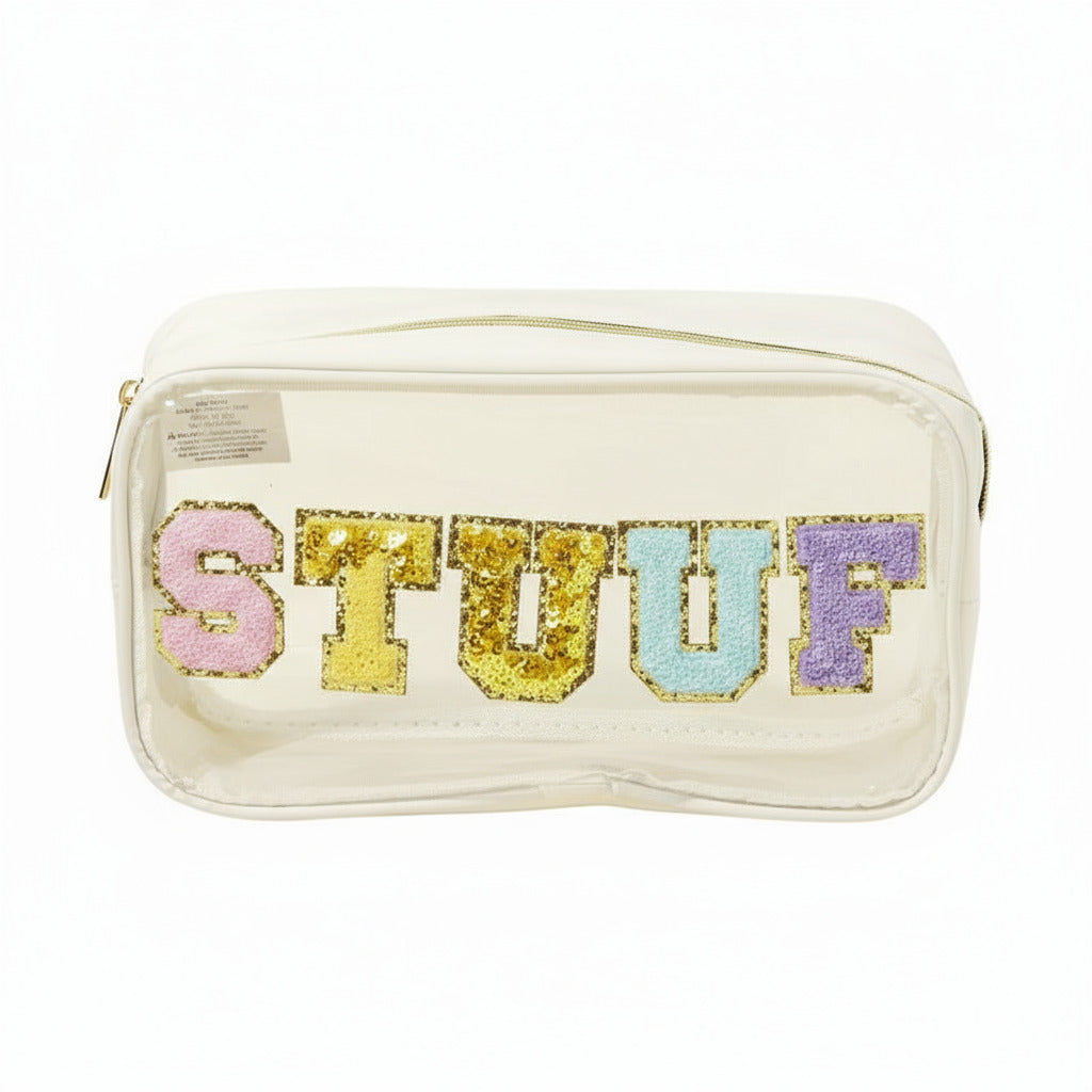 Stuff Cosmetic Bag - Black | Ivory