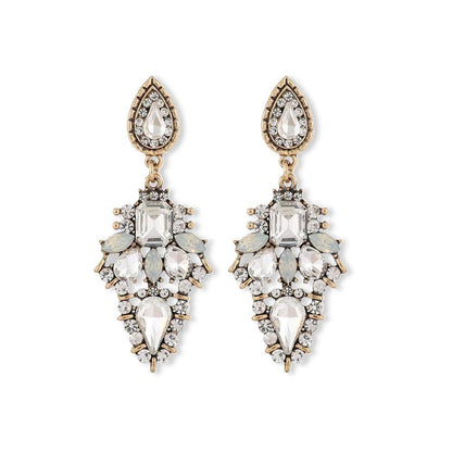 Opulent Glow Rhinestone Drop Earrings