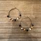 Natural Charm Hoop Earrings