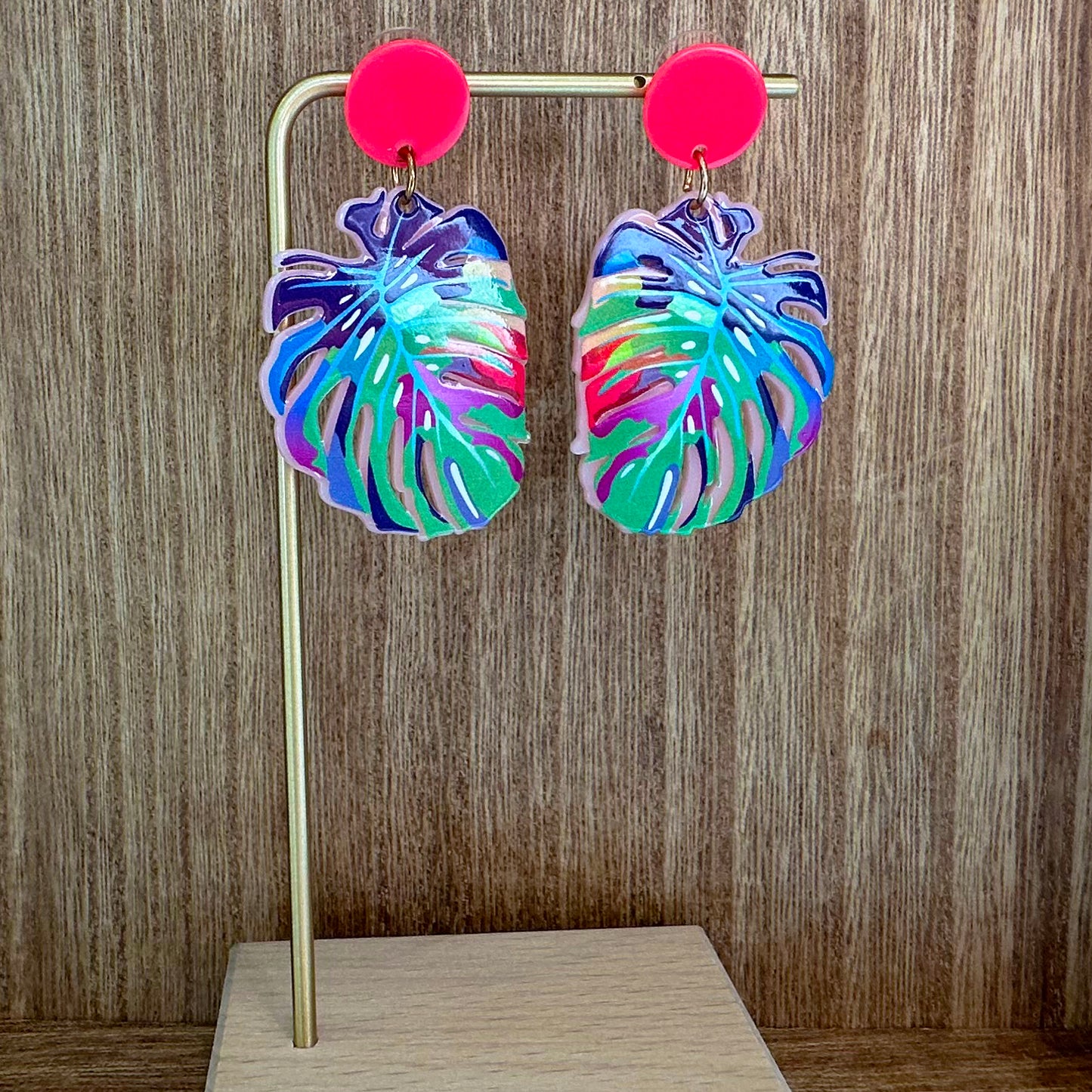 Bright Palm Earrings