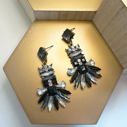 Black Radiant Earrings