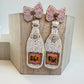 Rose Beaded Earrings