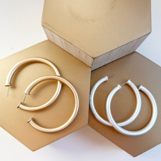 Upper Class Hoop Large Earrings