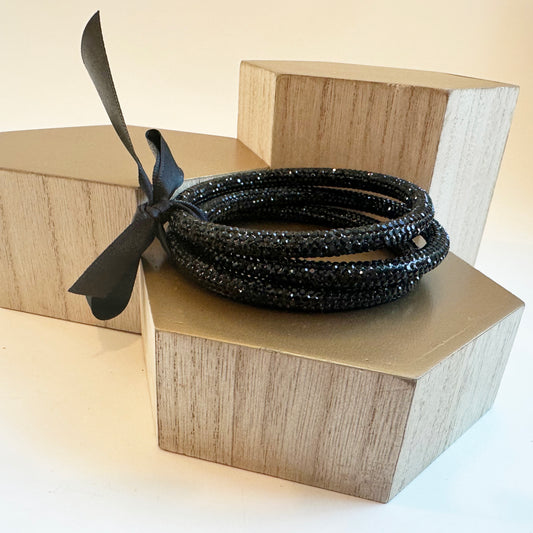 Rhinestone Bangle Set