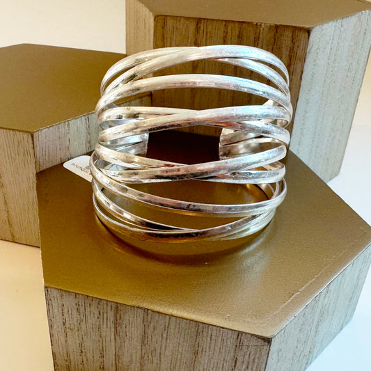 Matte Metal Cuff Bracelet