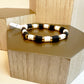 Black + Gold Stretch Bracelet