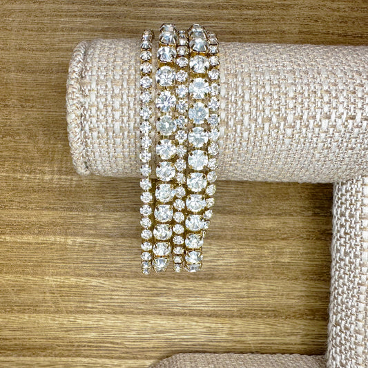 Rhinestone Magnetic Bracelet Stack