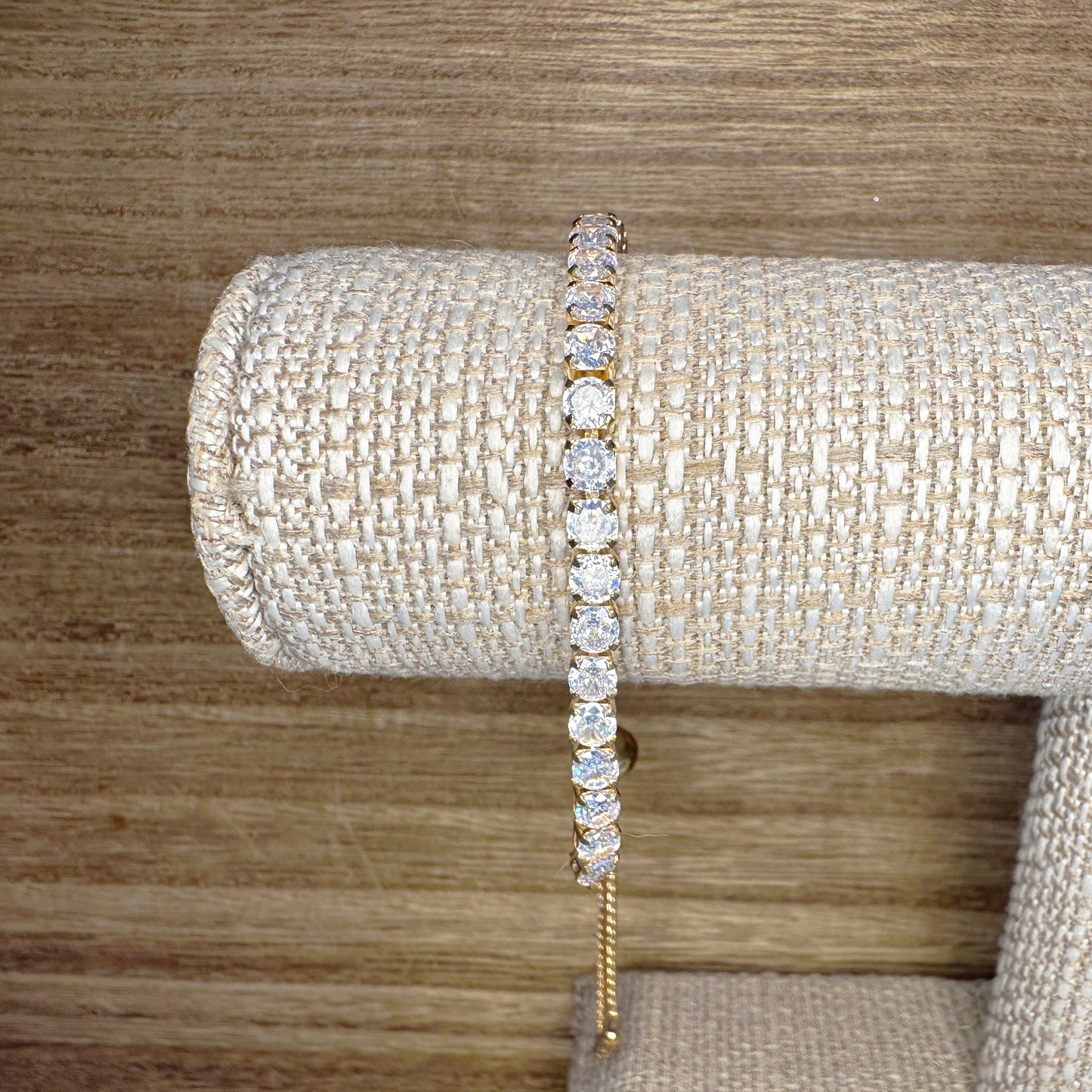 Rhinestone Pull Chain Bracelet