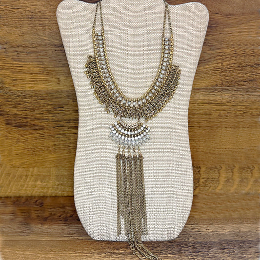 Antique Gold Statement Necklace