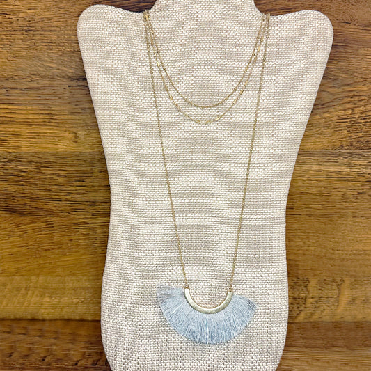 Layered Fringe Necklace