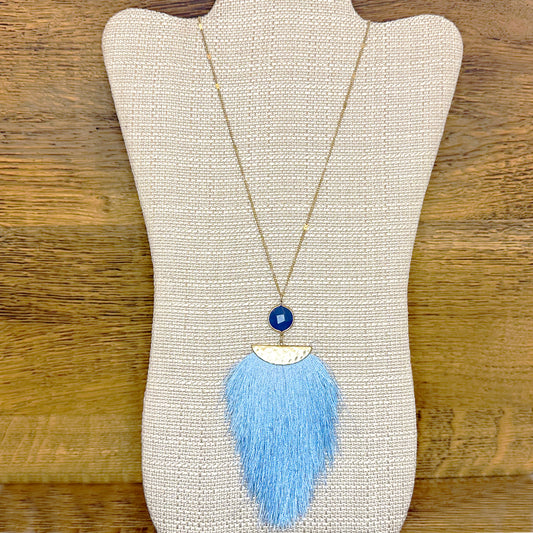 Fringe Stone Necklace