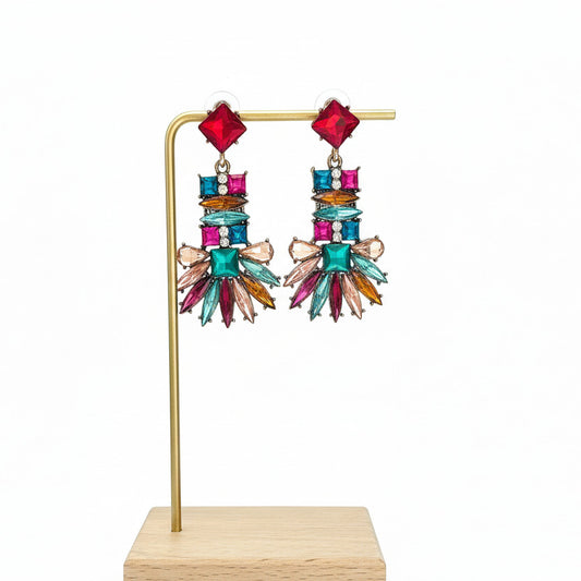 Multicolor Radiant Earrings