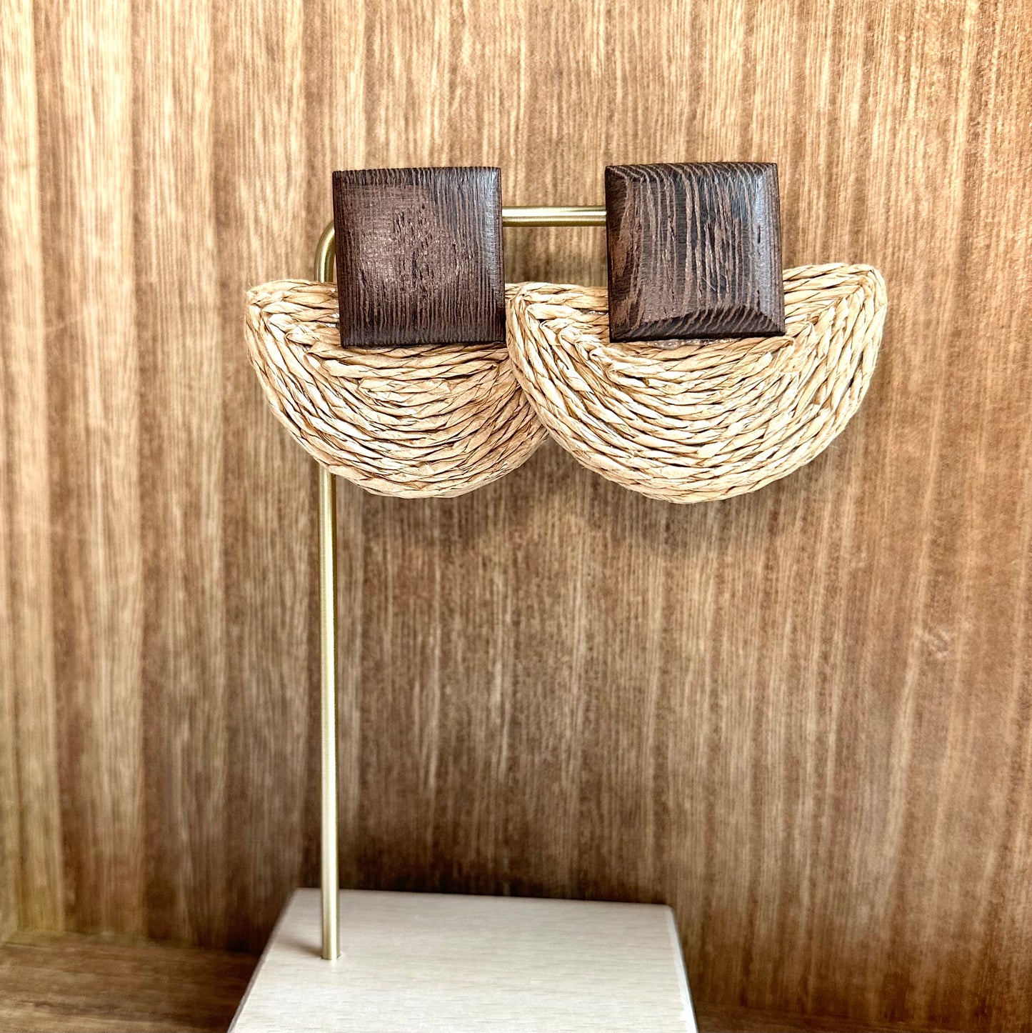 Woven Drop Earrings