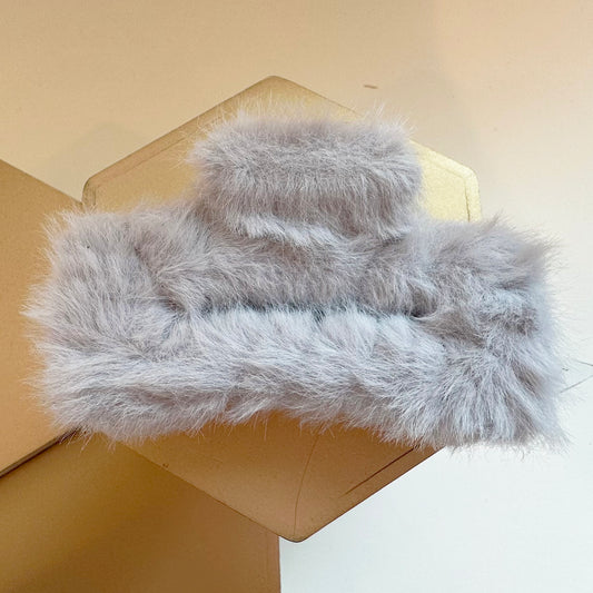 Fluffy Claw Clip
