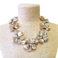 Mocha Shell Flower Necklace