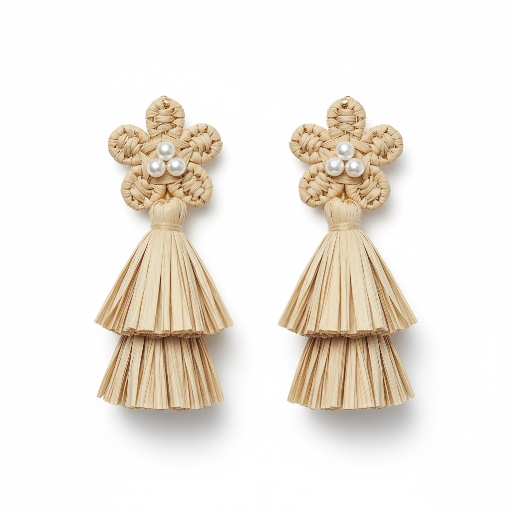 Raffia Earrings
