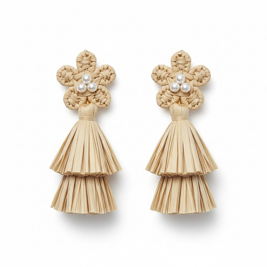 Raffia Earrings