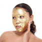photo of woman wearing sheet mask