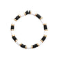 Black + Gold Stretch Bracelet
