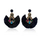 Columbiana Statement Raffia Earrings