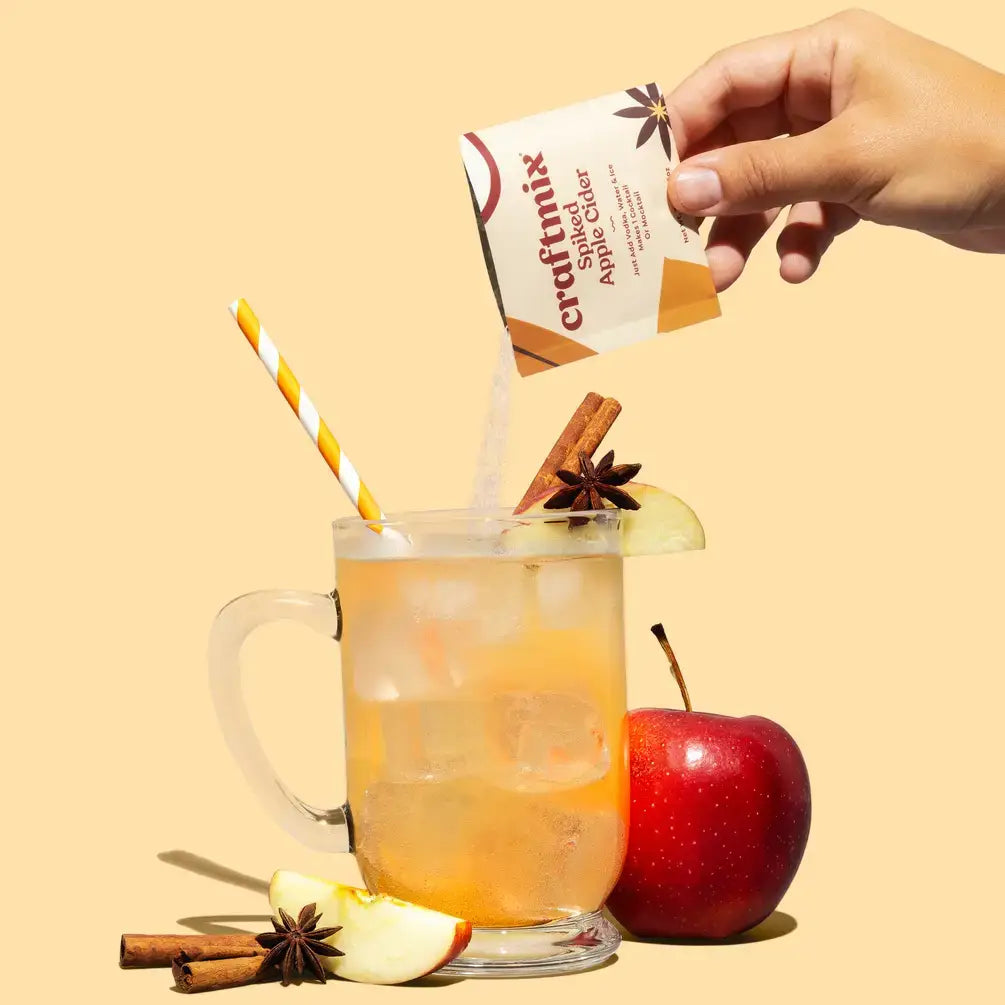 Spiked Apple Cider Cocktail Mixer - 6 Individual Servings