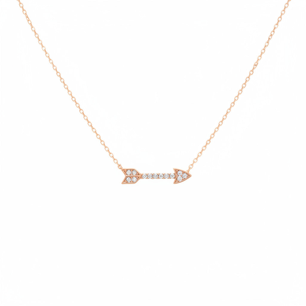 Charm Necklace - Jeweled Arrow