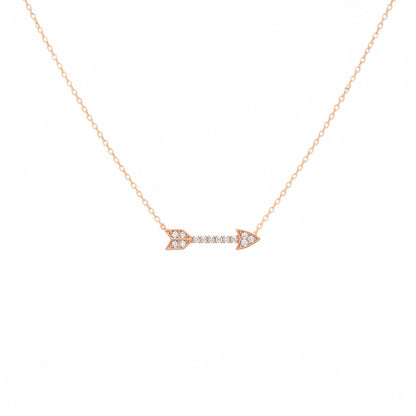Charm Necklace - Jeweled Arrow