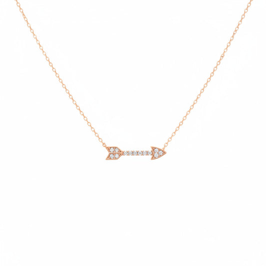 Charm Necklace - Jeweled Arrow