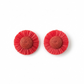 Red Raffia Earrings